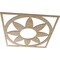 Ekena Millwork Blume Wood Fretwork Pierced Ceiling Medallion, Hickory, 28"OD x 9 3/4"ID x 1/4"T CMWP28X28X0250BLHI - alternate 2